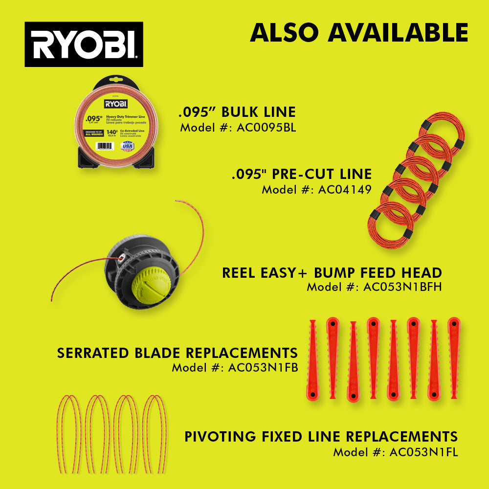 40V HP Brushless 16" Attachment Capable String Trimmer RYOBI Tools