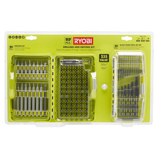 117PC DRILLING AND DRIVING KIT RYOBI Tools