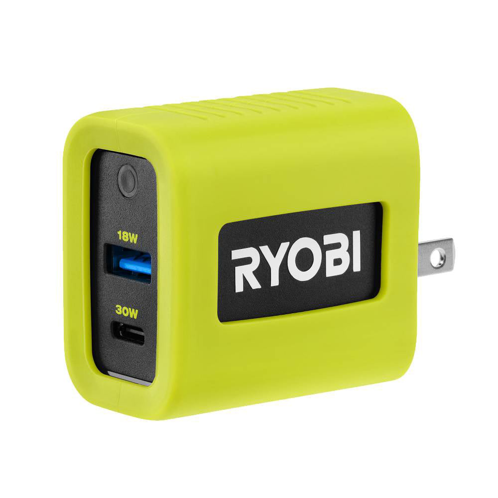 30 Watt USB Wall Charger RYOBI Tools