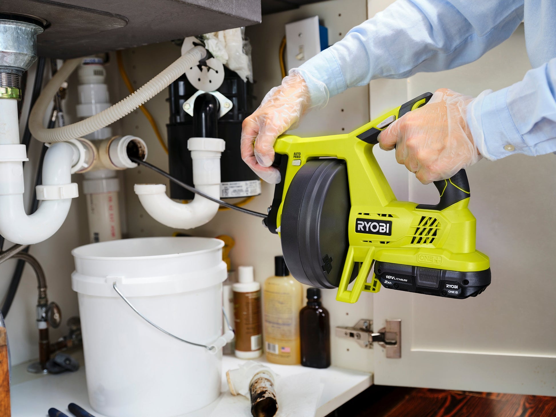 18V ONE+ Drain Auger (Tool Only) Image 4