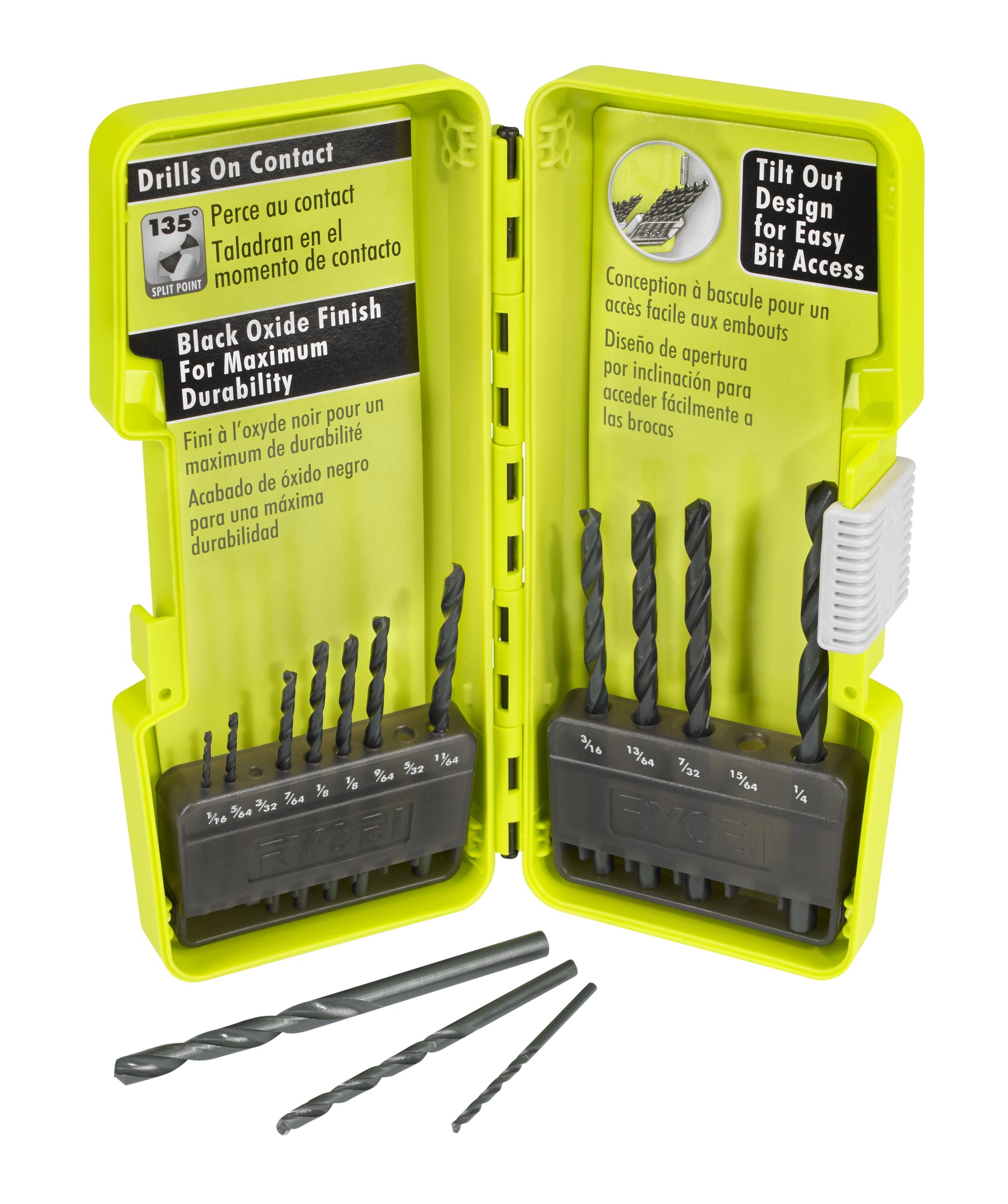 14 PC. Black Oxide Drill Bit Set Image 3