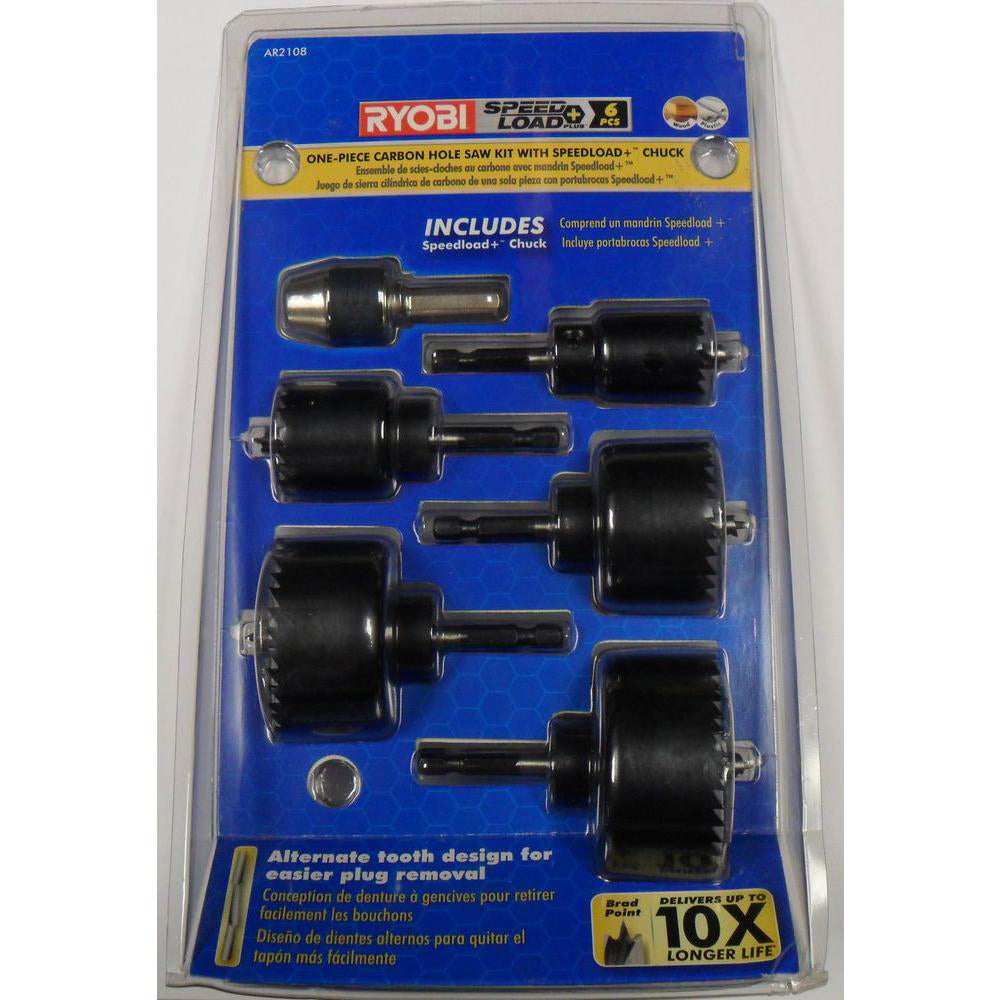 ACC-6 PC ONE PIECE HOLE SAW SET RYOBI Tools