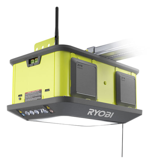Quiet Compact Garage Door Opener RYOBI Tools
