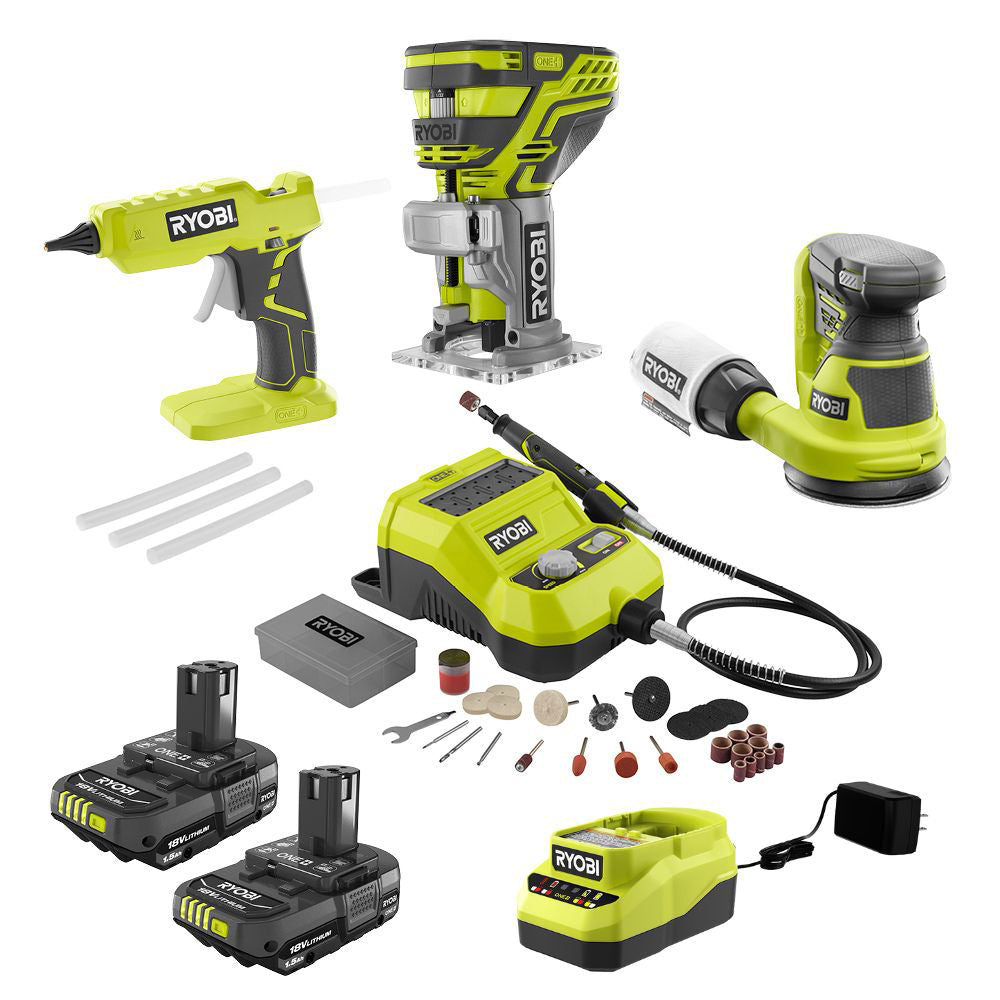 18V ONE+ 4-TOOL HOBBY KIT RYOBI Tools