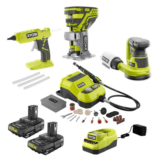18V ONE+ 4-TOOL HOBBY KIT RYOBI Tools