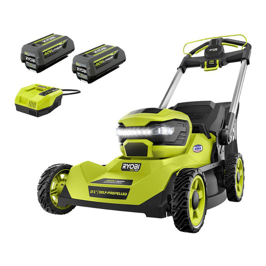 40V HP BRUSHLESS 21" SELF-PROPELLED MOWER KIT RYOBI Tools