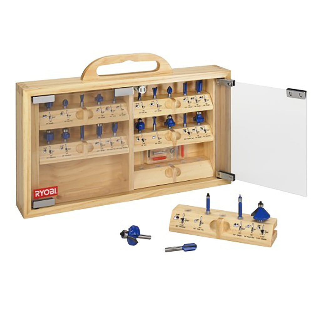 25 PC. Carbide Master Router Kit RYOBI Tools