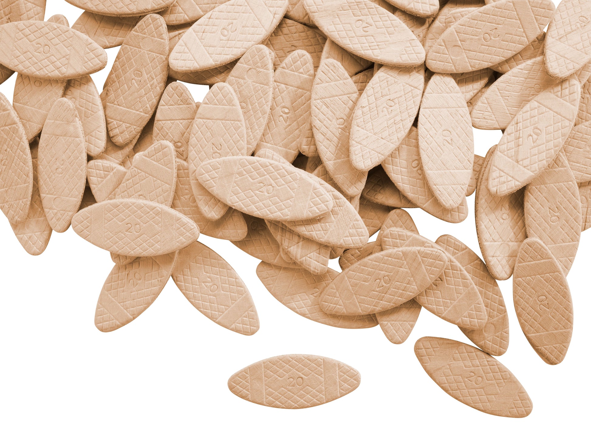 #20 Wood Biscuits (100 PC.) Image 3