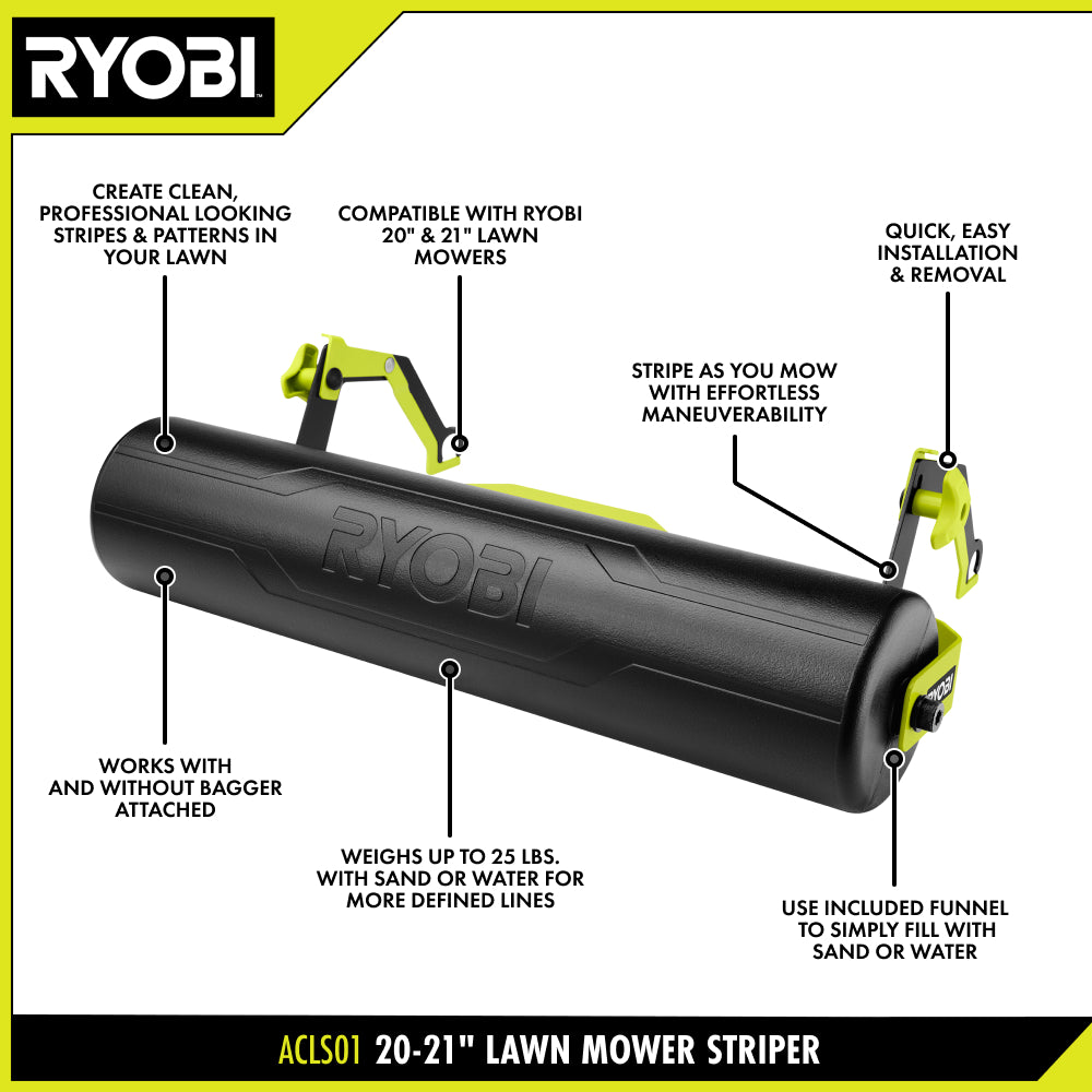 20-21" LAWN MOWER STRIPER RYOBI Tools