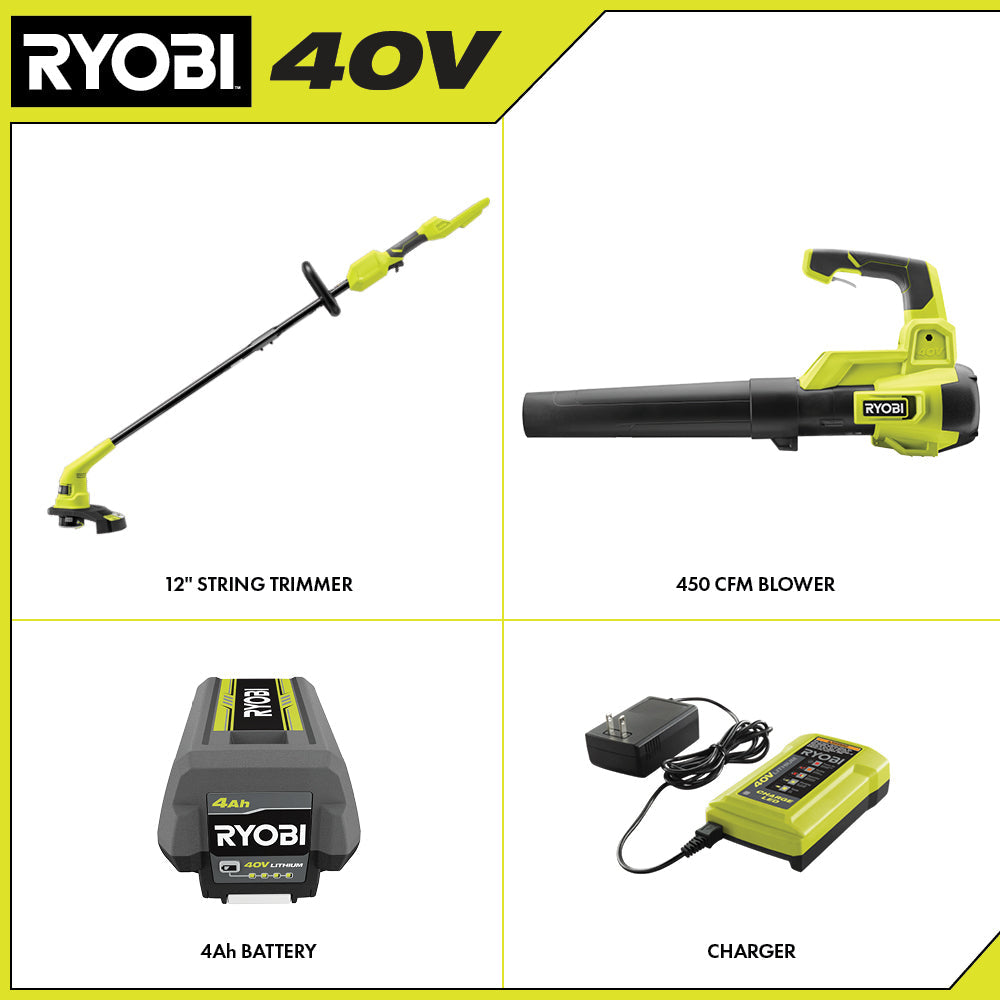 40V 2-TOOL COMBO KIT RYOBI Tools