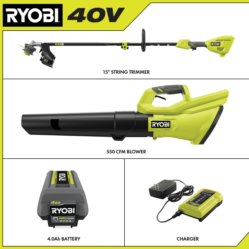 40V 2-TOOL COMBO KIT RYOBI Tools