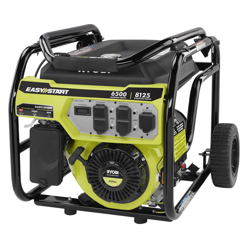 6500-Watt Generator with CO DETECT RYOBI Tools