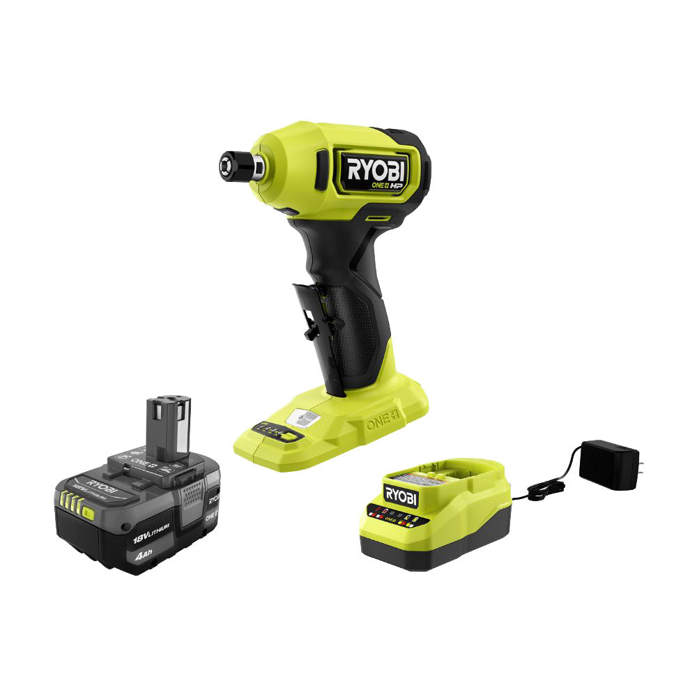 18V ONE+ HP COMPACT BRUSHLESS 1/4" RIGHT ANGLE DIE GRINDER KIT RYOBI Tools