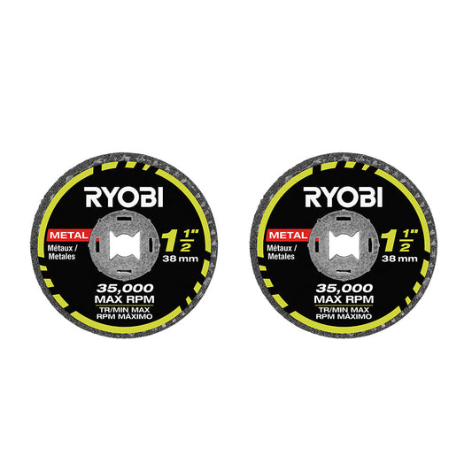 2 PC. 1-1/2" METAL GRINDING WHEEL RYOBI Tools