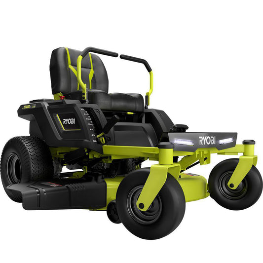 42" 100 AH Zero Turn Electric Riding Lawn Mower RYOBI Tools