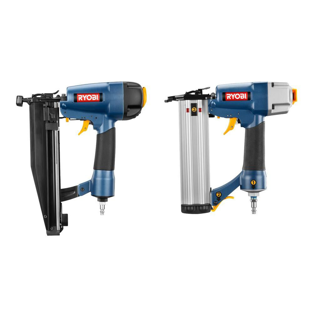 2 NAILER KIT-2.5" FINISH & 2" BRAD RYOBI Tools