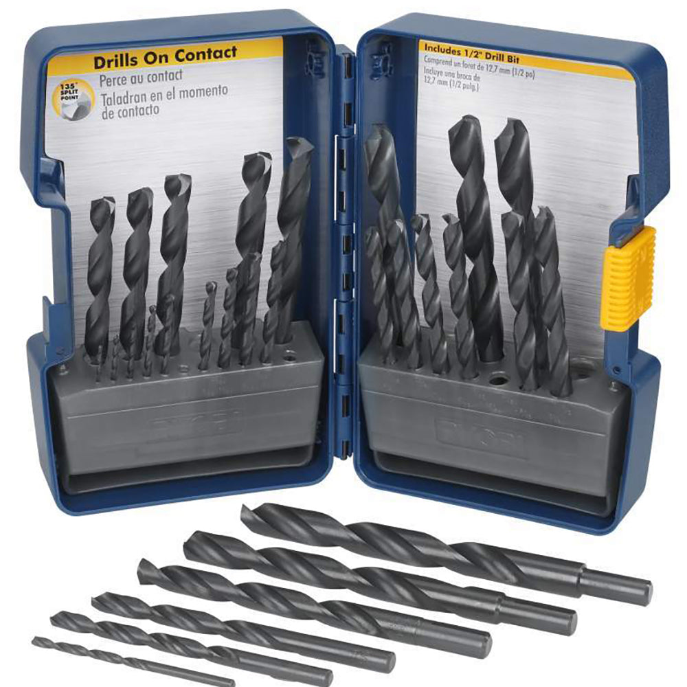 29 PC. Black Oxide Drill Bit Set RYOBI Tools