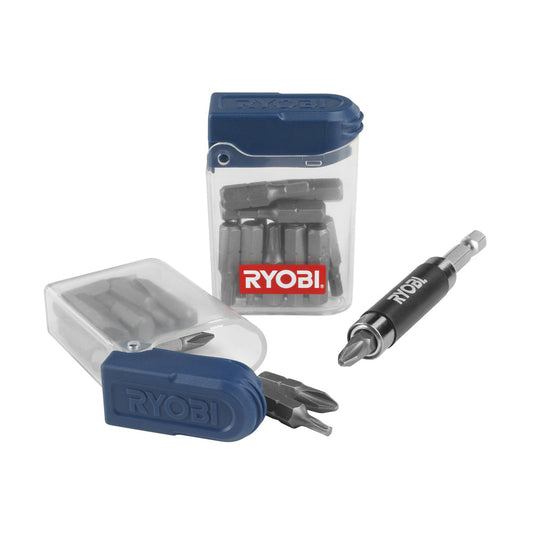 Driver Bit Set with Compact Screw Guide (30 PC.) RYOBI Tools