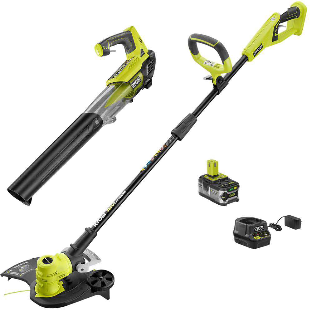 18V ONE+™ STRING TRIMMER, HEDGE TRIMMER AND BLOWER Kit RYOBI Tools