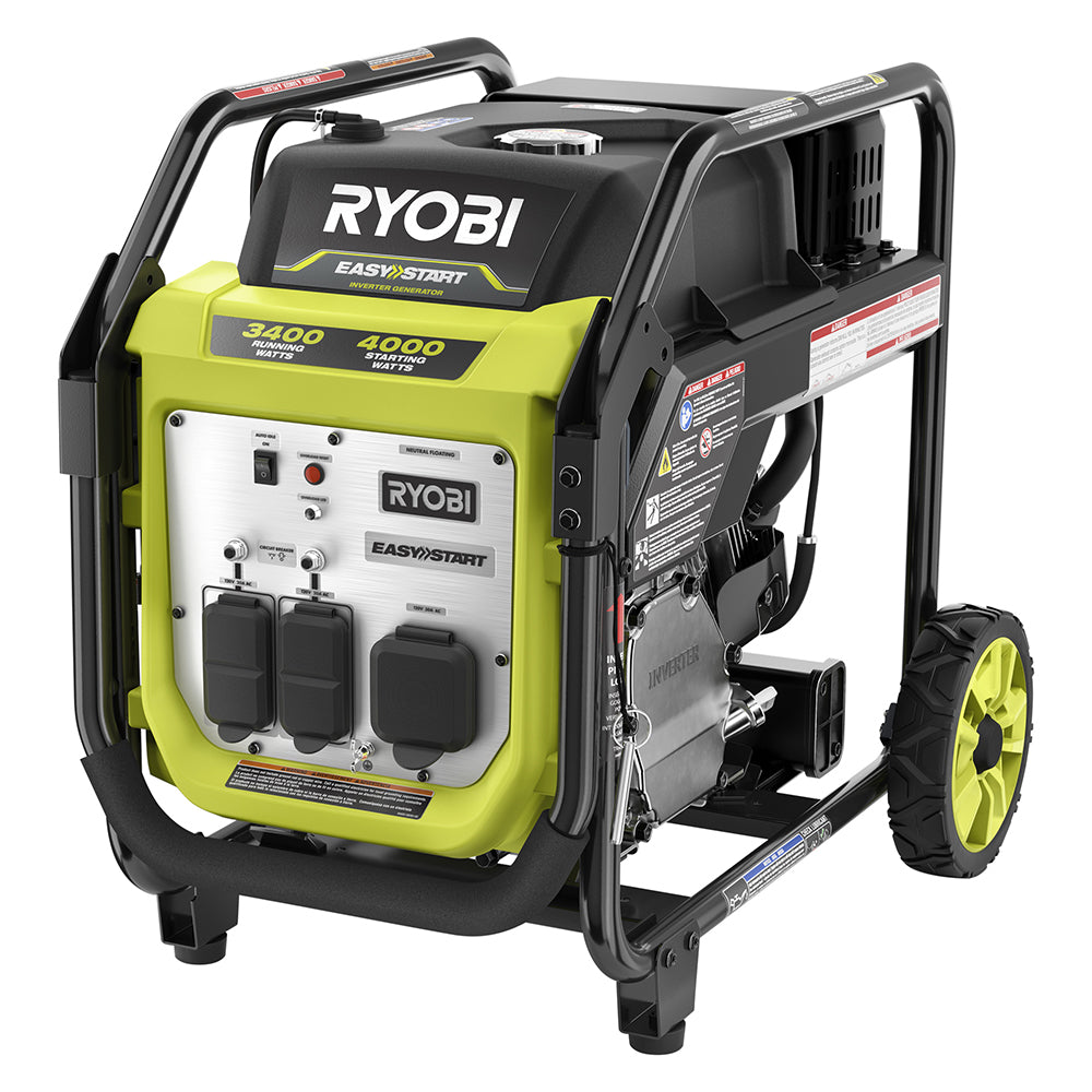 4000-Watt Inverter Generator with CO DETECT RYOBI Tools