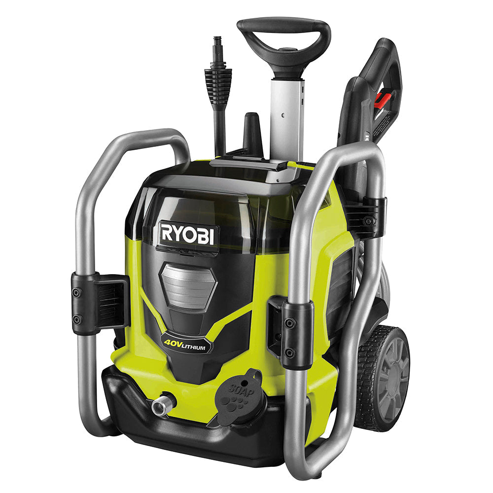 40V 1500 PSI 1.2 GPM Cordless Cold Water Electric Pressure Washer with (2) 5.0 Ah Batteries and Charger RYOBI Tools