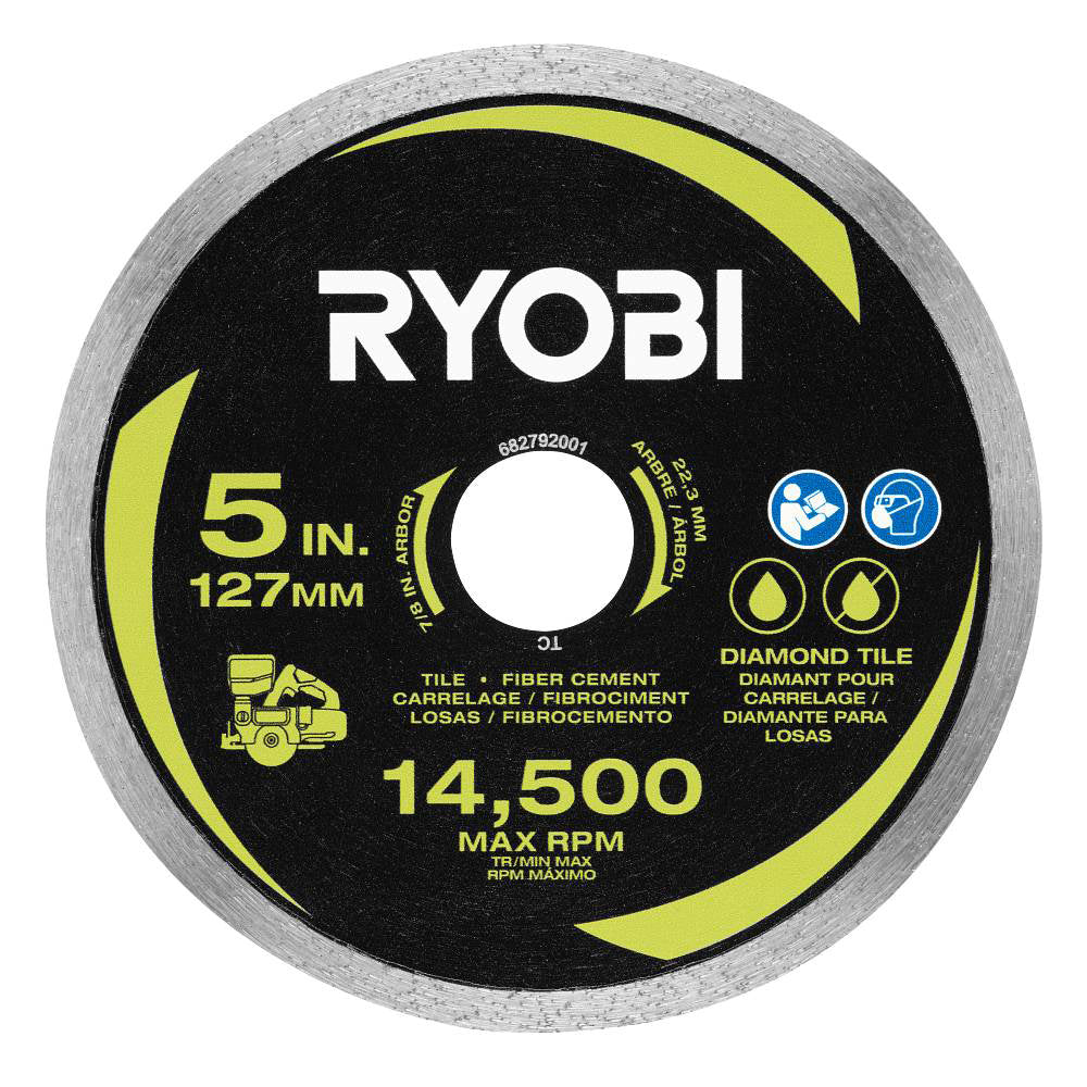 5" DIAMOND TILE CUTTING BLADE RYOBI Tools