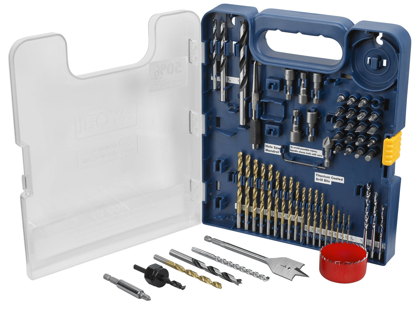 60 PC. Drilling and Driving Accessory Kit Image 2