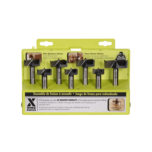 7 PC. Forstner Bit Set RYOBI Tools