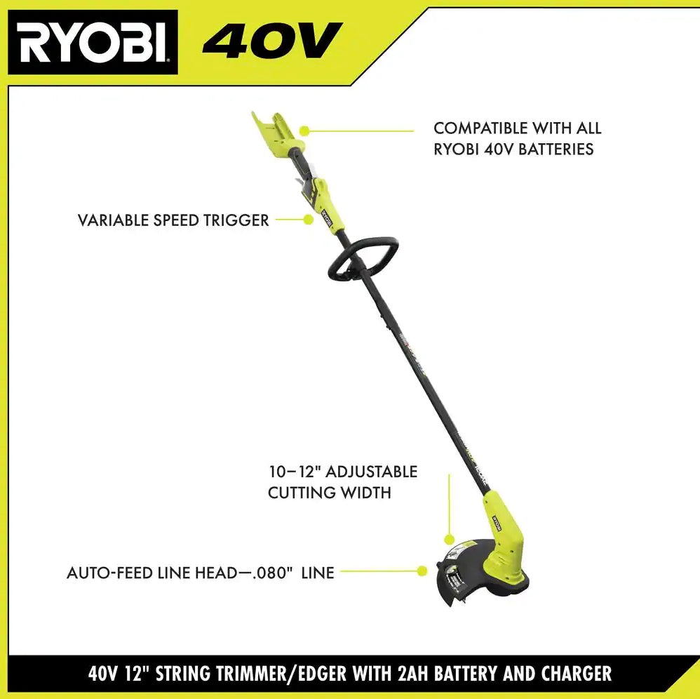 40V 12" STRING TRIMMER Image 2