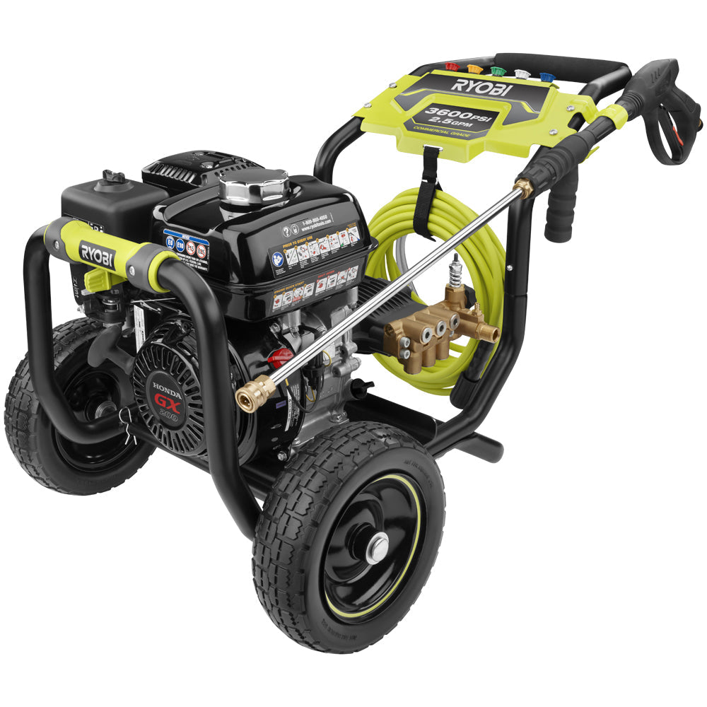 3600 PSI Honda  GX200 Gas Pressure Washer RYOBI Tools