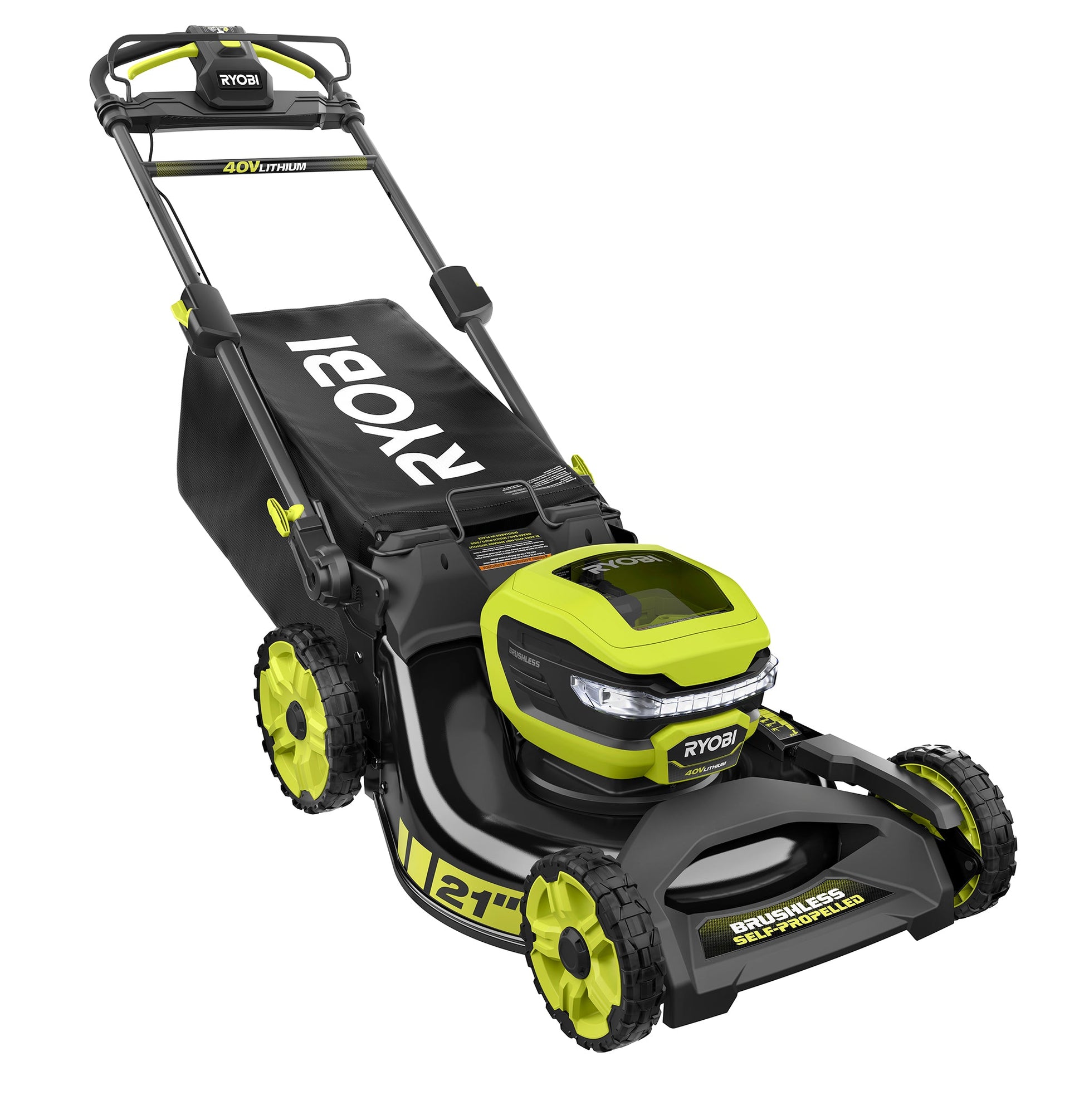 40V 21" BRUSHLESS Self-Propelled Mower with 7.5AH Battery & Charger Image 3