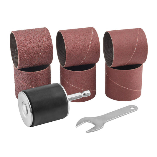 8 PC. 1-1/2" Drum Sander Drill Attachment Set RYOBI Tools
