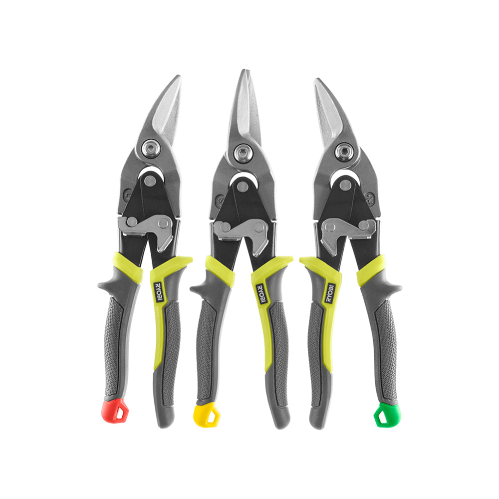 3 PC. Heavy Duty Aviation Snips Image 1