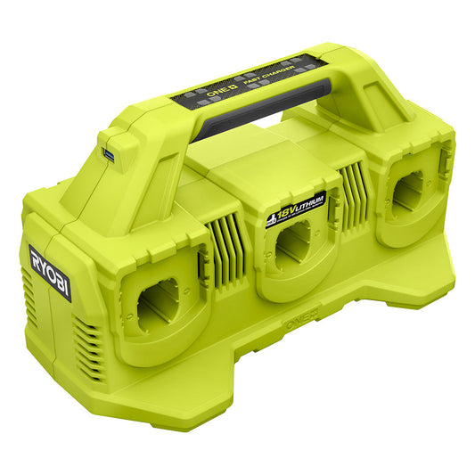 18V ONE+ 6-PORT FAST CHARGER RYOBI Tools