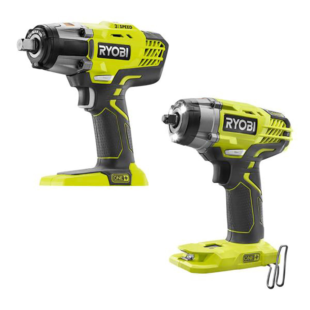 18V ONE+ Combo Kit with 3-Speed 1/2" Impact Wrench and 3/8" 3-Speed Impact Wrench (Tools Only) RYOBI Tools