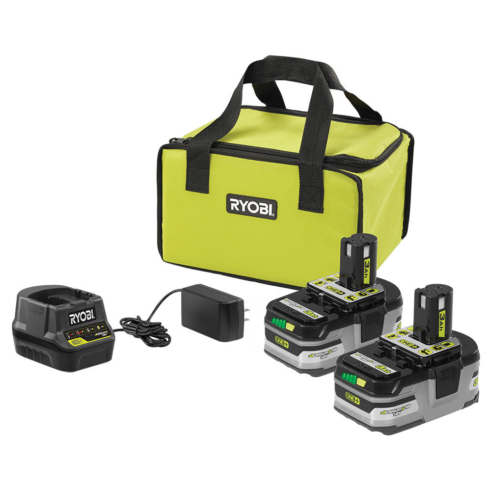 18V ONE+™ 3.0AH BATTERY & COMPACT FAST CHARGER STARTER KIT RYOBI Tools