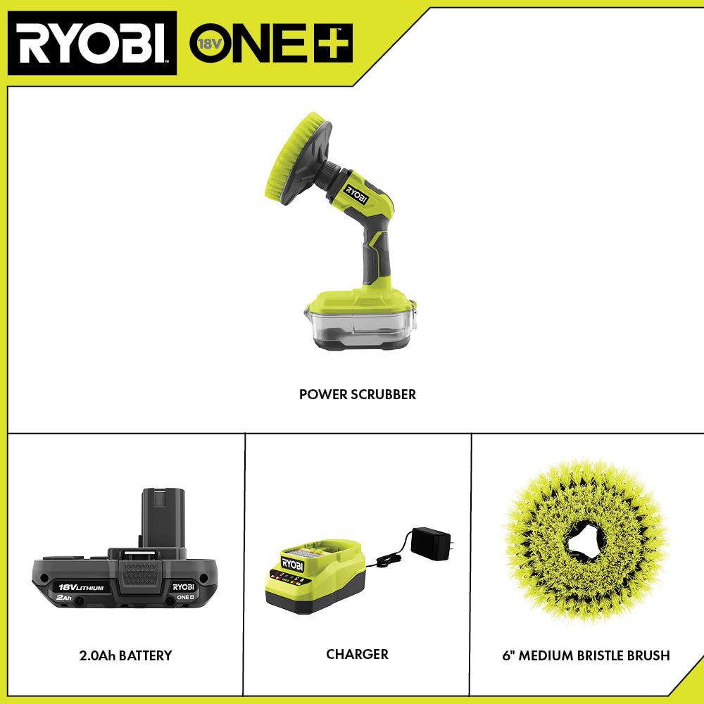 18V ONE+ POWER SCRUBBER KIT Image 2