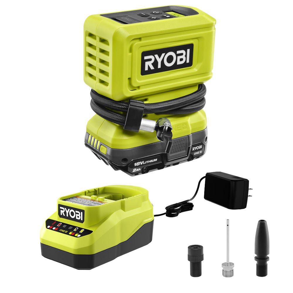 18V ONE+ HIGH PRESSURE DIGITAL INFLATOR KIT RYOBI Tools