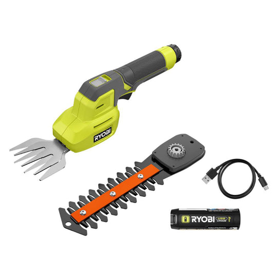 USB LITHIUM SHEAR SHRUBBER KIT RYOBI Tools