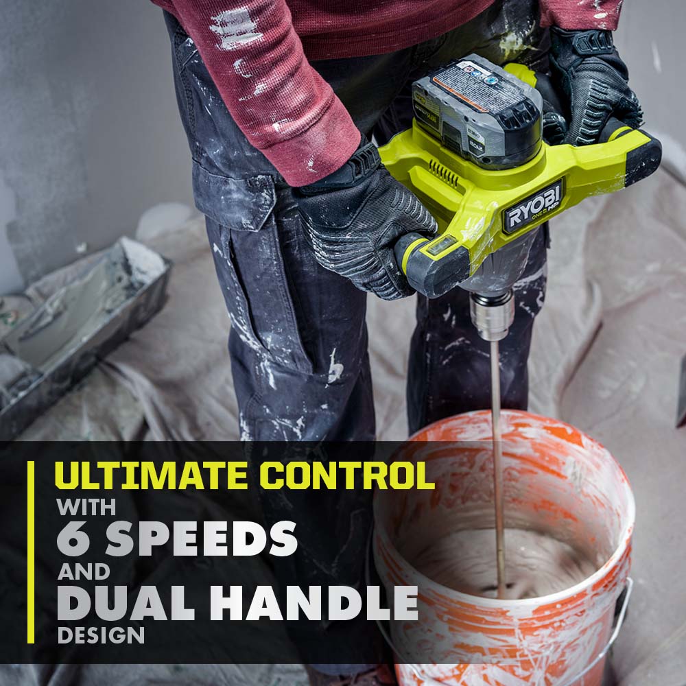 18V ONE+ HP BRUSHLESS 1/2" MUD MIXER KIT Image 5