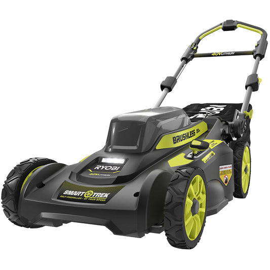 40V 20" BRUSHLESS SMART TREK™ Self-Propelled Mower WITH 6AH BATTERY & CHARGER RYOBI Tools