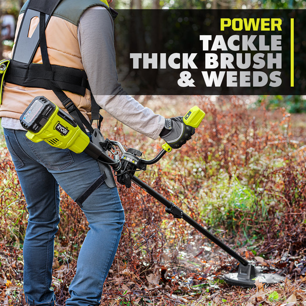 18V ONE+ HP Brushless Brush Cutter/String Trimmer RYOBI Tools