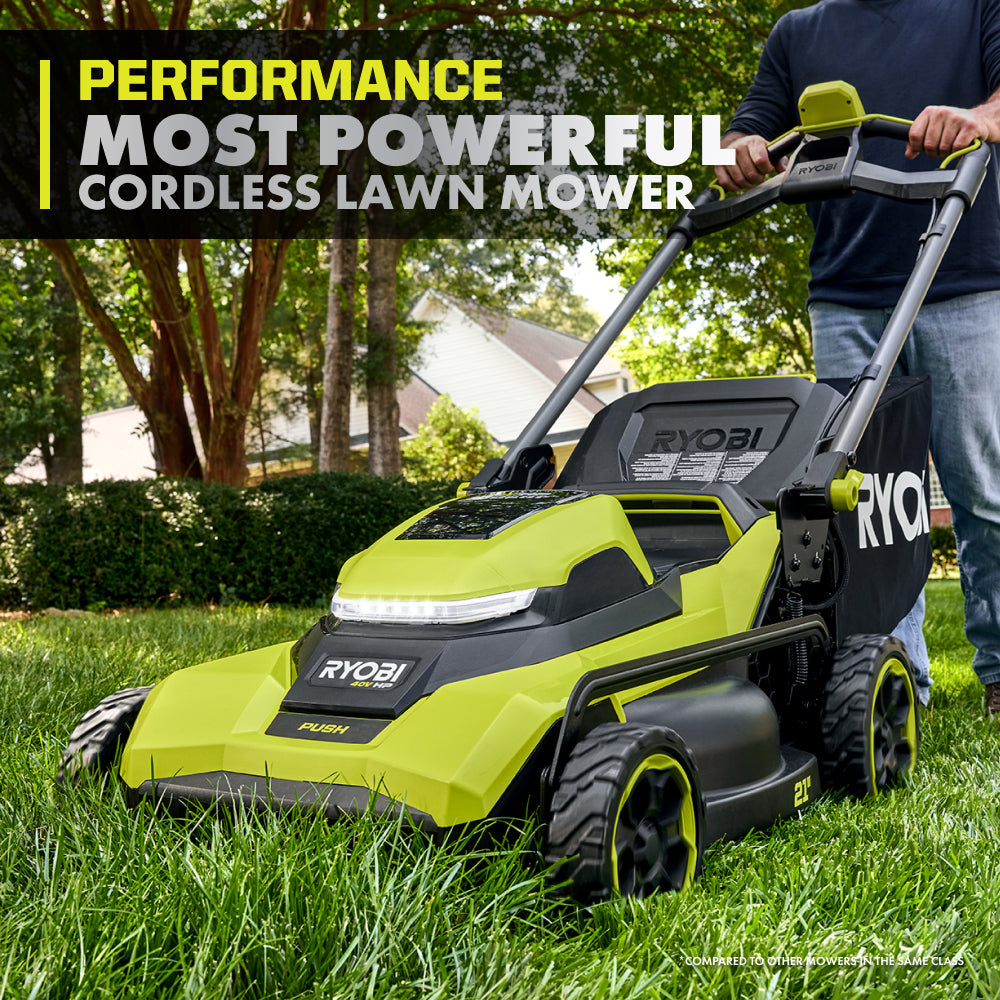 40V HP BRUSHLESS 21" PUSH MOWER KIT RYOBI Tools
