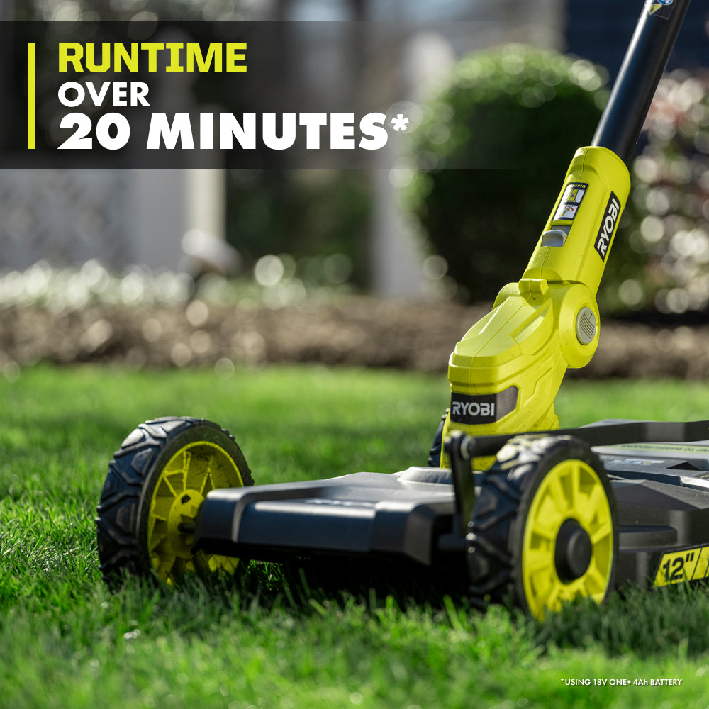18V ONE+ 3-in-1 Mower, String Trimmer, and Edger RYOBI Tools