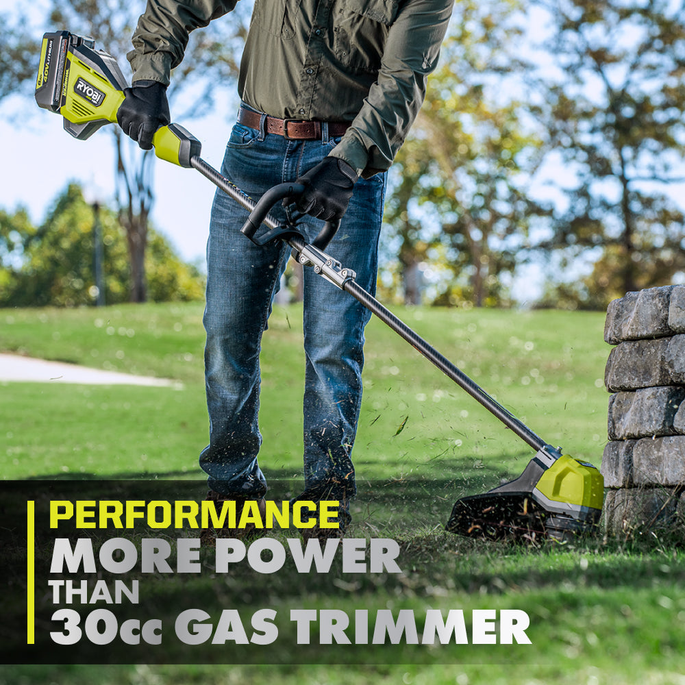 40V HP Brushless 17” String Trimmer Kit RYOBI Tools
