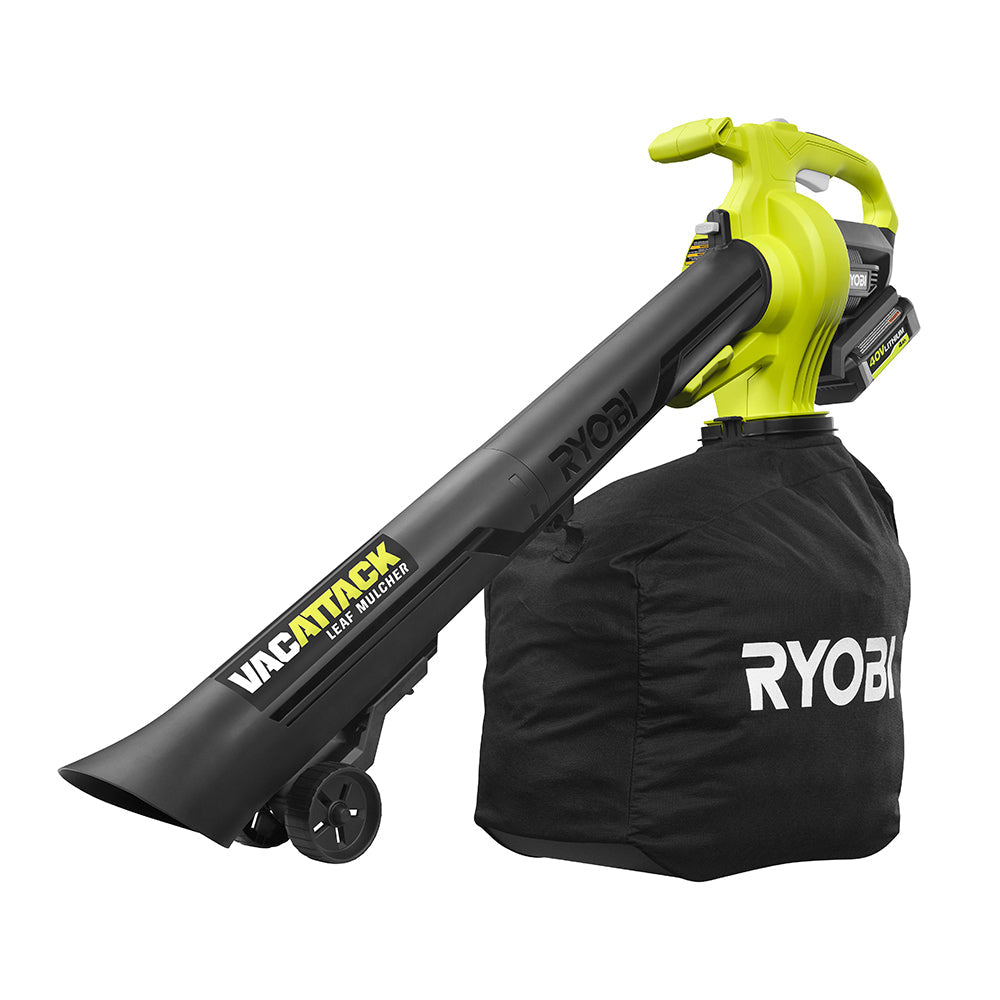 40V VAC ATTACK LEAF VACUUM/MULCHER KIT RYOBI Tools