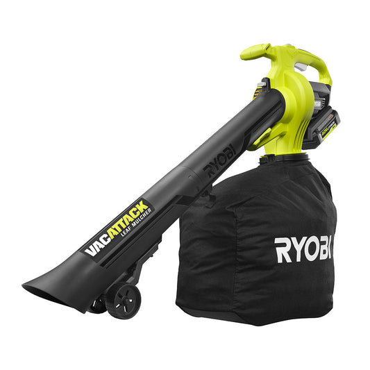 40V VAC ATTACK LEAF VACUUM/MULCHER KIT RYOBI Tools