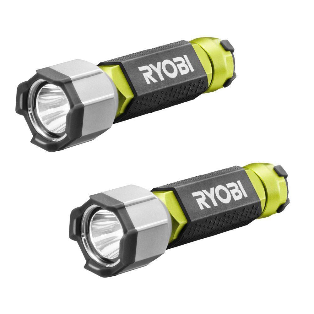 Alkaline Flashlight (2-pack) RYOBI Tools