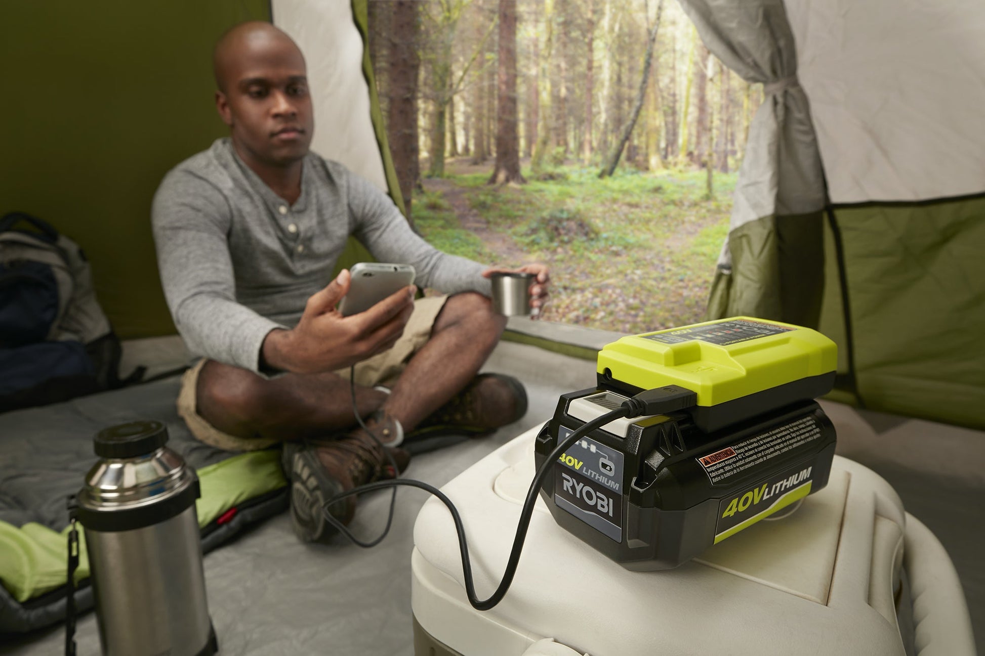 40V CHARGER WITH USB PORT Image 5