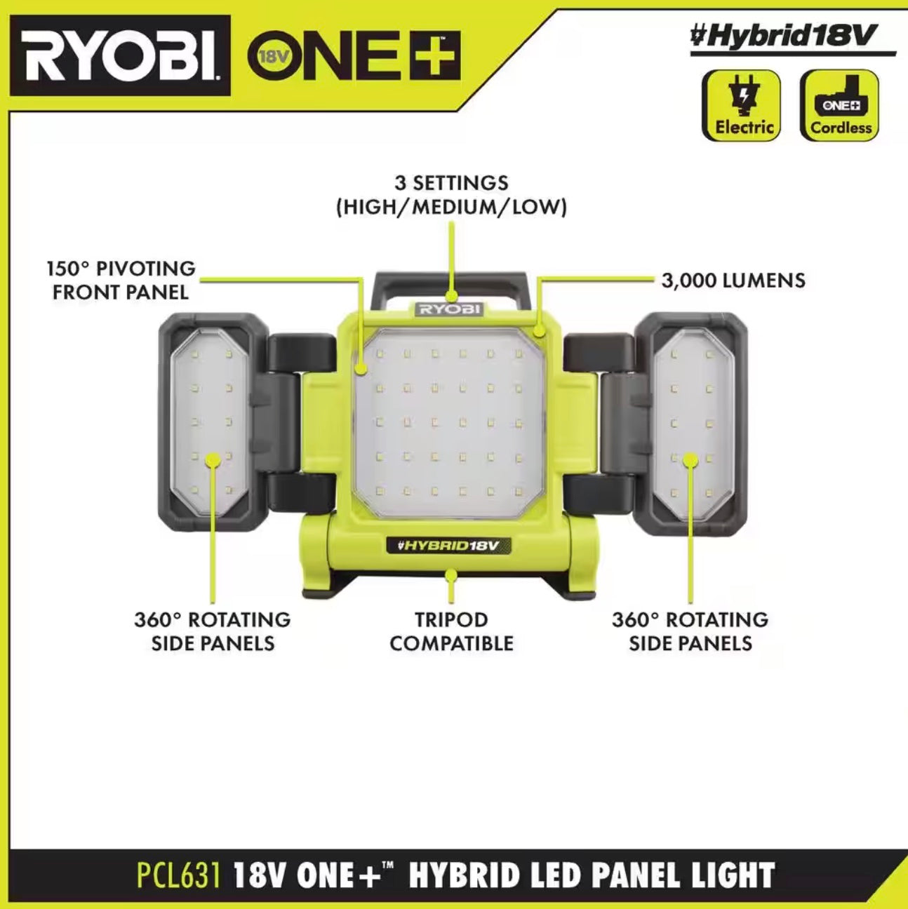 18V ONE+ 3-Tool Light Combo Image 2